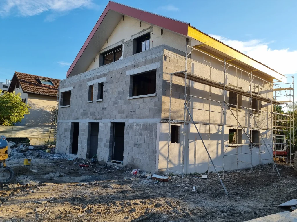 rénovation d'une façade de maison